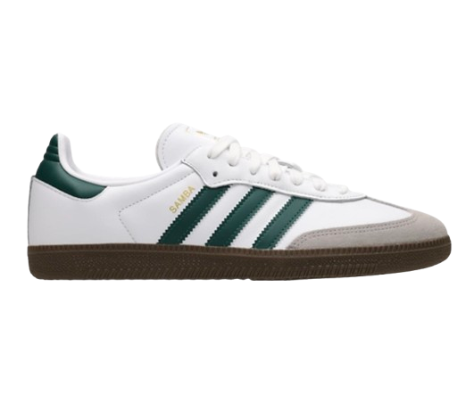 adidas Samba OG White-White-Clear Granite