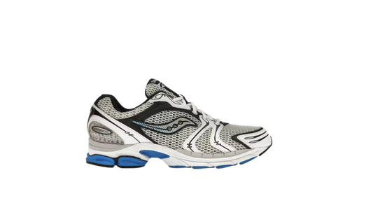 Saucony ProGrid Triumph 4 Blanc Argenté Bleu